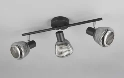Kjøkkenbelysning Tak|Takpendler>Trio Lighting Tarifa taklampe 3-lys Svart
