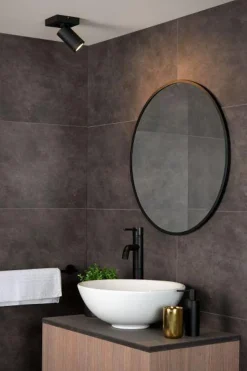 Kjøkkenbelysning Tak|Baderomsbelysning Tak>Lucide Taylor spot 1 lys IP44 baderom warm to dim 5W 2200-3000K