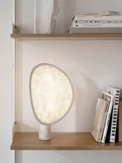 Oppladbare Bordlamper>New Works Tense Bærbar Bordlampe - Sokkel Hvit