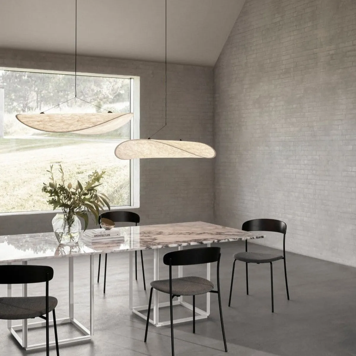 Kjøkkenbelysning Tak|Takpendler>New Works Tense takpendel - Ø120 Hvit