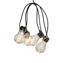 Lightup-Pris|Lysslynger>Konstsmide Tilleggsslynge 10 lys - Amber