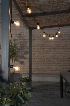 Lysslynger|Lysslynger>Konstsmide Tilleggsslynge 10 lys med tykk ledning, utskiftbar - Amber