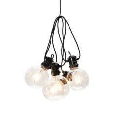 Lightup-Pris|Lysslynger>Konstsmide Tilleggsslynge 10 lys, utskiftbar - Amber