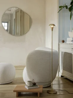 Interiørlamper Gulv>Ferm Living Tiny gulvlampe - messing