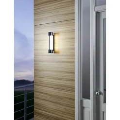 Utelamper - Veggskjold / Plafond>Eglo Tonego vegglampe 2x6W IP44 utendørs - Antrasitt Grå
