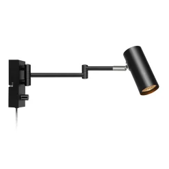 Leselamper>Marksløjd Torino vegglampe - - Svart