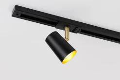Kjøkkenbelysning Tak|Trackline Conic>Ms - belysning Trackline Conic spotskinne 1 meter 3 spot - Svart/Gull Svart / Gull