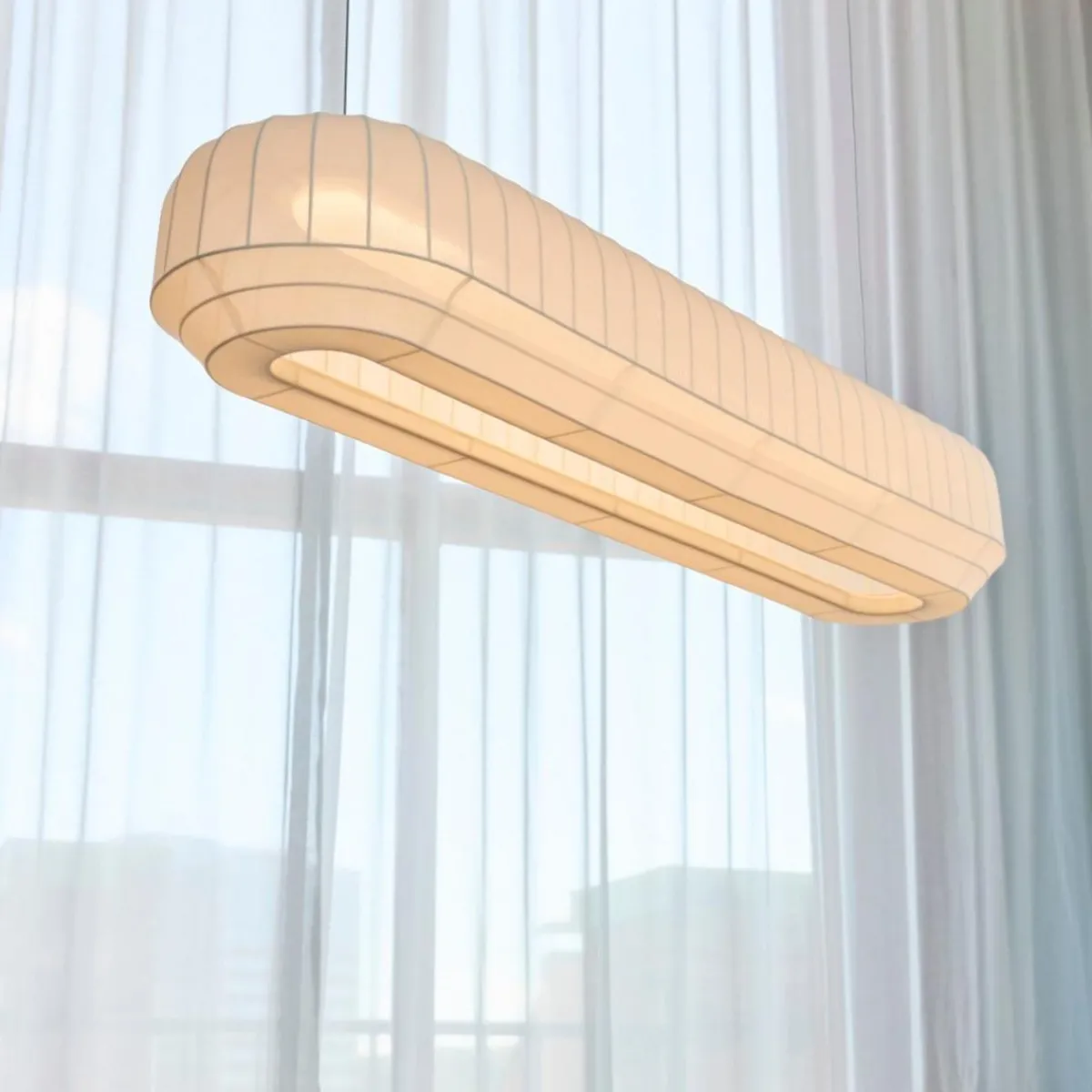 Kjøkkenbelysning Tak|Takpendler>Northern Tradition linear takpendel Offwhite