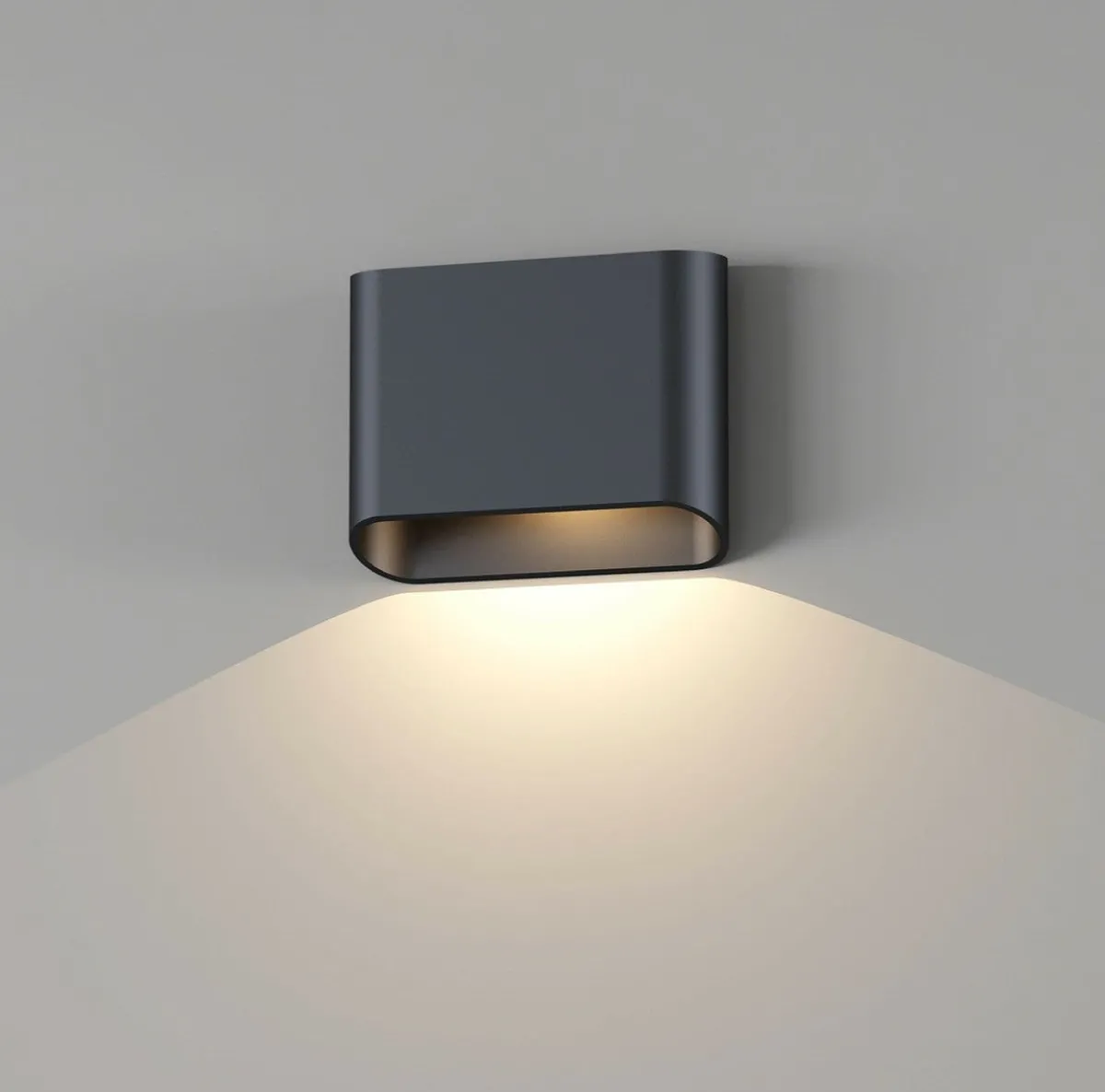 Utelamper Med Opp/Ned Lys>NorDesign Trem K1 vegglampe 7W 3000 Kelvin - Dimbar