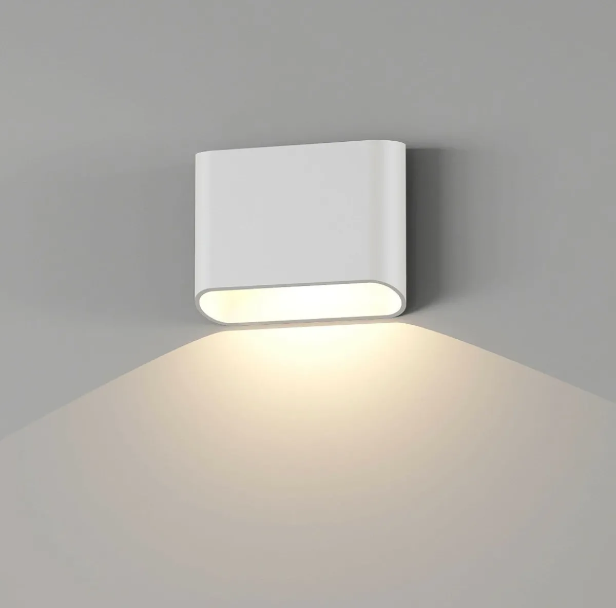 Utelamper Med Opp/Ned Lys>NorDesign Trem K1 vegglampe 7W 3000 Kelvin - Dimbar