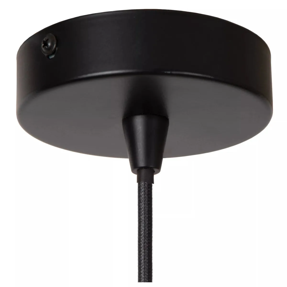 Kjøkkenbelysning Tak|Takpendler>Lucide Trevor takpendel 20 cm - Svart/Opal Svart / Opal