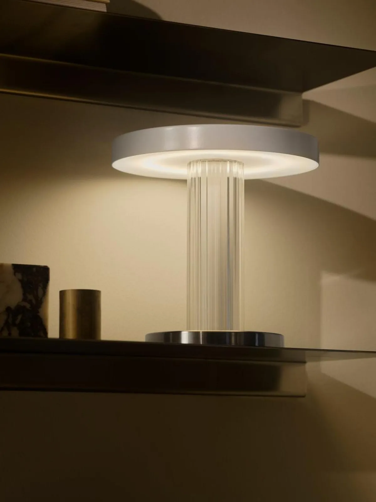 Oppladbare Bordlamper>DFTP Trezzi portabel bordlampe - oppladbar Hvit