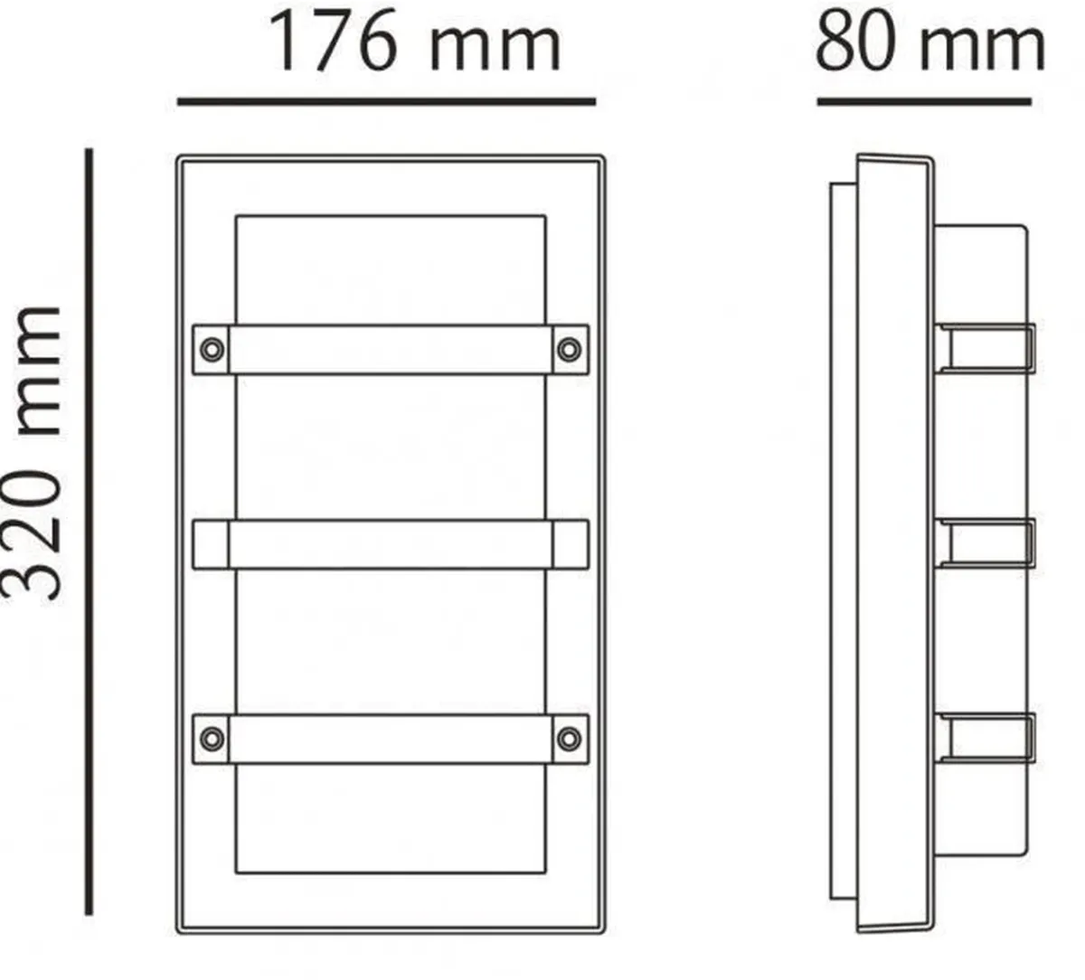 Lightup-Pris|Utelamper - Veggskjold / Plafond>Sg Armaturen As Trio utelampe E27