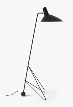 Leselamper Gulv>&Tradition Tripod Gulvlampe HM8 Svart