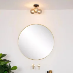 Baderomsbelysning Tak|Kjøkkenbelysning Tak>Lucide Trudy taklampe 28cm 3-lys IP44