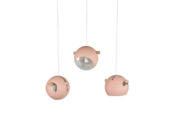 Kjøkkenbelysning Tak|Takpendler>Venture Home Tubbie takpendel 3 lys - Dusty Pink Rosa