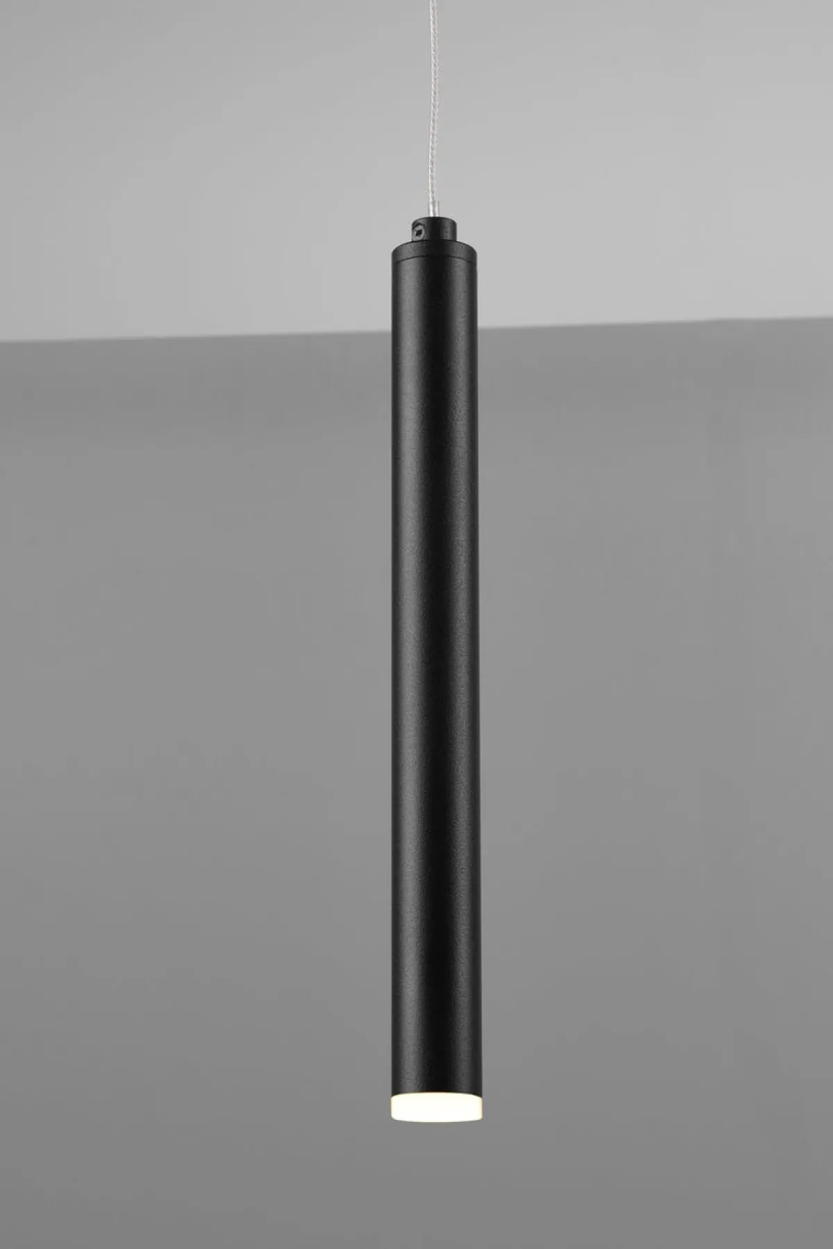 Kjøkkenbelysning Tak|Takpendler>Trio Lighting Tubular takpendel Rondell - Svart