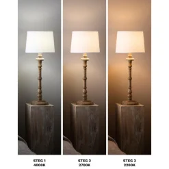 Led-Pærer E27 Sokkel>Pr home of Scandinavia Ab Twilight LED 3 step og dimbar 60mm 4,5W Opal