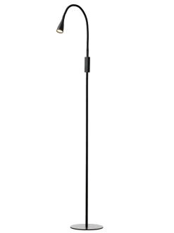 Leselamper Gulv>Nielsen Light Twist gulvlampe 3W 3000K 3 step dim - Svart