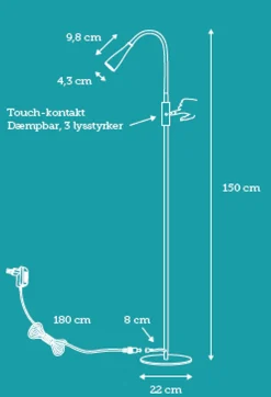 Leselamper Gulv><noscript><img width=