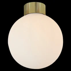 Kjøkkenbelysning Tak|Taklamper / Takplafonder>Ms - belysning Tyson taklampe - Opal/Messingfarget