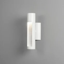 Utelamper Med Opp/Ned Lys>Konstsmide Udine vegglampe utendørs 12W 3000K IP44 - Hvit