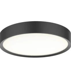 Baderomsbelysning Tak|Kjøkkenbelysning Tak>Halo Designs Universal taklampe 33 cm 3-step dim 18W 3000 Kelvin IP44 - Svart