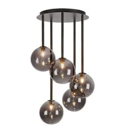 Kjøkkenbelysning Tak|Taklamper / Takplafonder>Marksløjd Universe taklampe - farget glass - Røyk