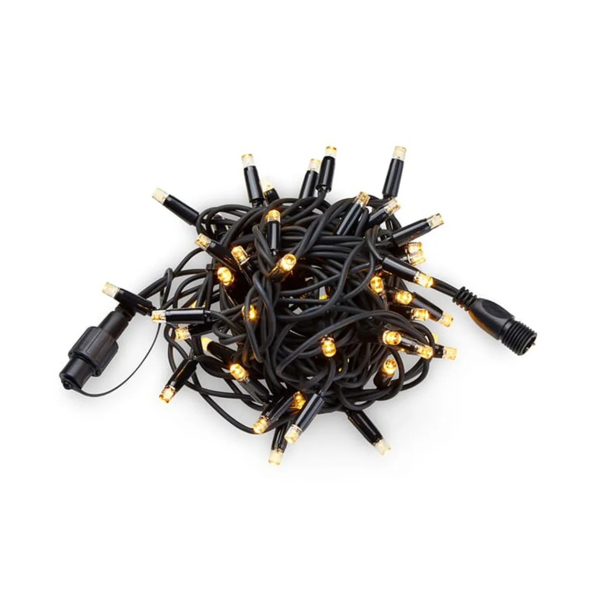 Juletrelys & Lysslynger>Trend Collection Utbygging Led slynge 50 lys 5,2 meter Svart