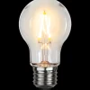 Led-Pærer E27 Sokkel>Star Trading Utendørs E27 Filament LED 1W 2200K 55mm ikke dimbar - Klar