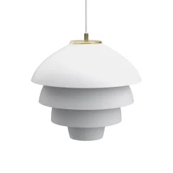 Kjøkkenbelysning Tak|Takpendler>Belid Valencia takpendel 42 cm Hvit / Messing