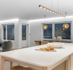 Kjøkkenbelysning Tak|Takpendler>NorDesign Vanessa takpendel 128 cm opp/ned lys 2700 Kelvin