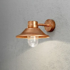 Utelamper - Klassiske Vegglamper>Konstsmide Vega vegglampe - Kobber