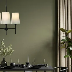 Kjøkkenbelysning Tak|Lysekroner>Aneta Lighting Verbier takkrone 3-lys Svart / Hvit