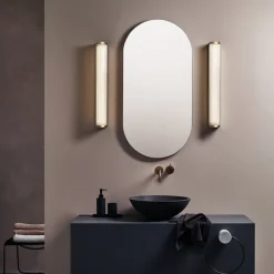 Baderomsbelysning Vegg>Astro Lighting Versailles 600 vegglampe 25W IP44 3000 kelvin - Matt Gullfarget