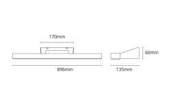 Baderomsbelysning Vegg><noscript><img width=