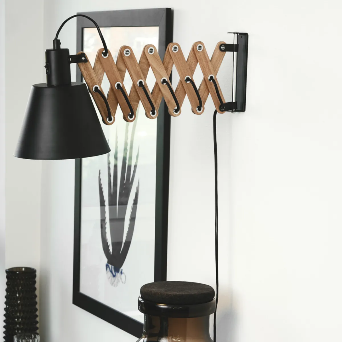 Interiørlamper|Leselamper>Halo Designs Vintage vegglampe Rust