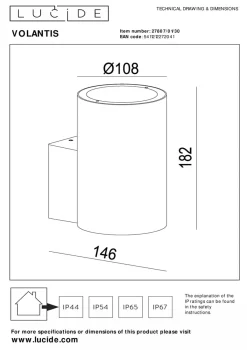 Utelamper Med Opp/Ned Lys><noscript><img width=