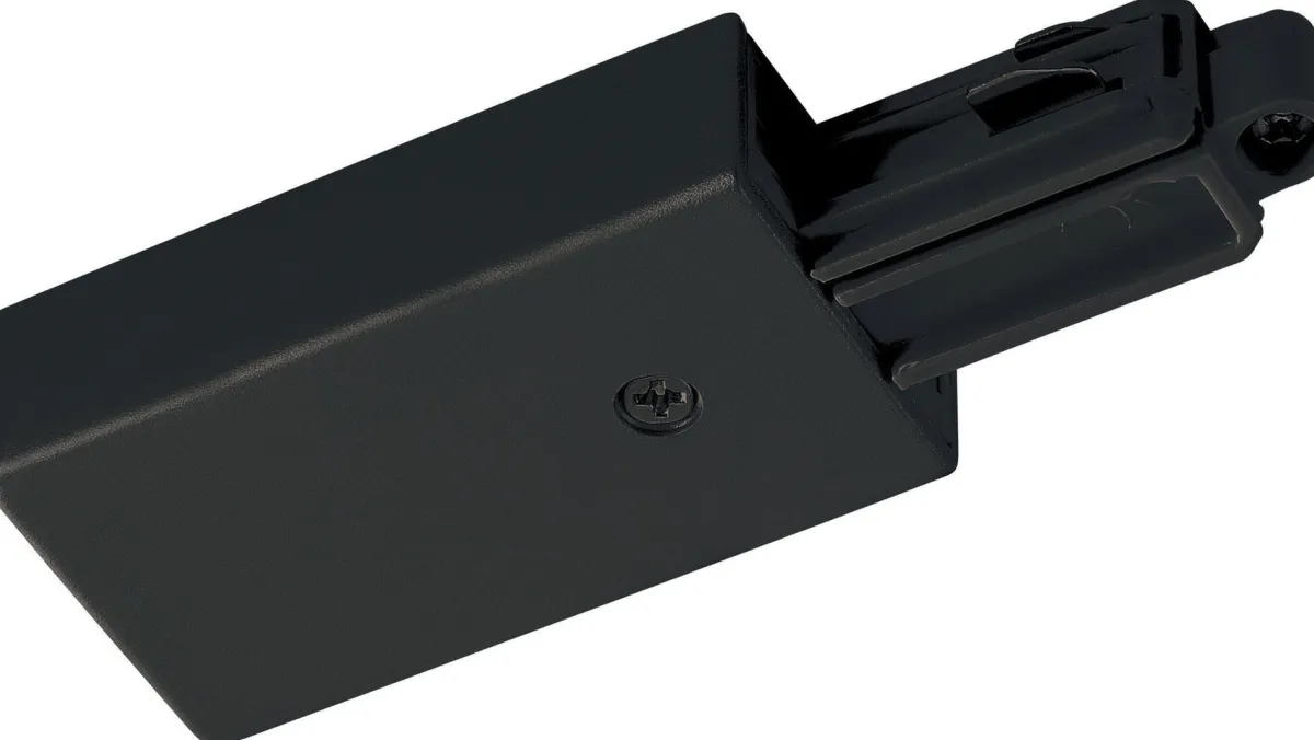 Kjøkkenbelysning Tak|Vox Spotskinner>NorDesign Vox endetilkobling (R), Svart