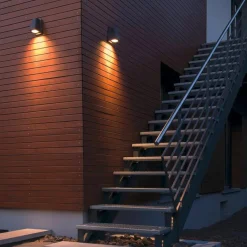 Utelamper Med Opp/Ned Lys>Slv Wallyx vegglampe utendørs IP44 Antrasitt