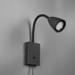 Leselamper>Trio Lighting Wanda vegglampe - Svart