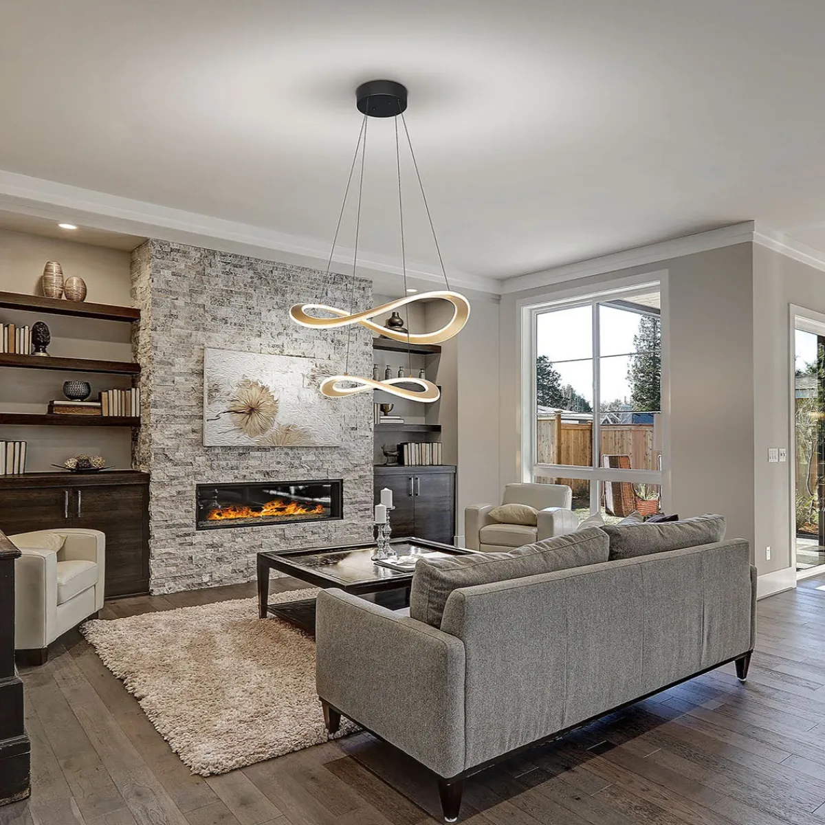 Kjøkkenbelysning Tak|Takpendler>Design by Grönlund Waves takpendel Gull