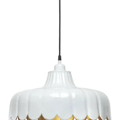 Kjøkkenbelysning Tak|Takpendler>Pr home of Scandinavia Ab Wells takpendel 45 cm - hvit/gull Hvit / Gull