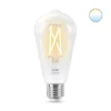 Led-Smartlyspærer|Led-Pærer Smart E27 Sokkel>WiZ E27 Lyspære filament A64 6,7W Wifi - Justerbar fargetemperatur 2700-6500 Kelvin v1