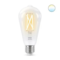 Led-Smartlyspærer|Led-Pærer Smart E27 Sokkel>WiZ E27 Lyspære filament A64 6,7W Wifi - Justerbar fargetemperatur 2700-6500 Kelvin v1