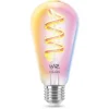 Led-Smartlyspærer|Led-Pærer Smart E27 Sokkel>WiZ E27 Lyspære filament ST64 6,3W Wifi 2700-6500 Kelvin fullfarge RGB