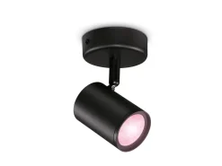 Kjøkkenbelysning Tak|Wiz>WiZ Smart Imageo enkelt spot 5W 2700-6500K RGB Fullfarge Wîfi - Svart