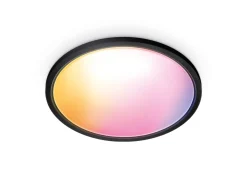 Kjøkkenbelysning Tak|Wiz>WiZ Smart Superslim taklampe 32W 2700-6500K RGB fullfarge 55 cm Wîfi - Svart