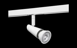 Lightup-Pris|Zip Spotskinner>Sg Armaturen As Zip spot 6,5W LED 2700K Hvit